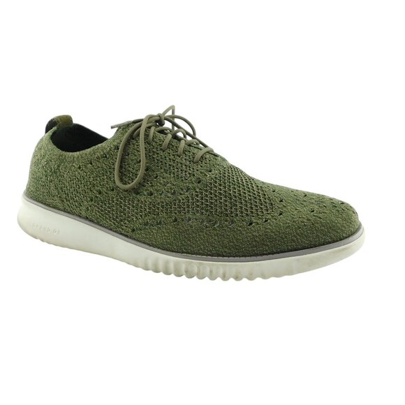 COLE HAAN Zerogrand Olive Green Wingtip Oxford Lace Up Walking Shoes Sneakers 11 main image 6